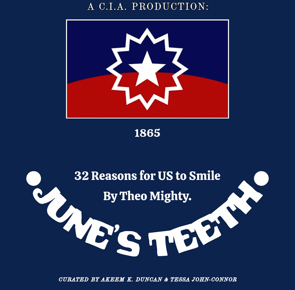 june's teeth solo show by theo mighty